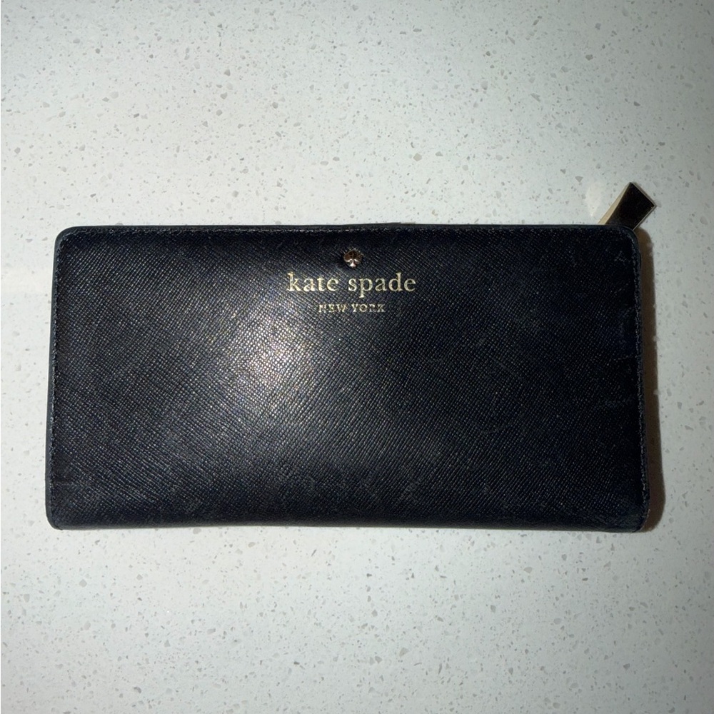 kate spade Black Snap Closure Wallet